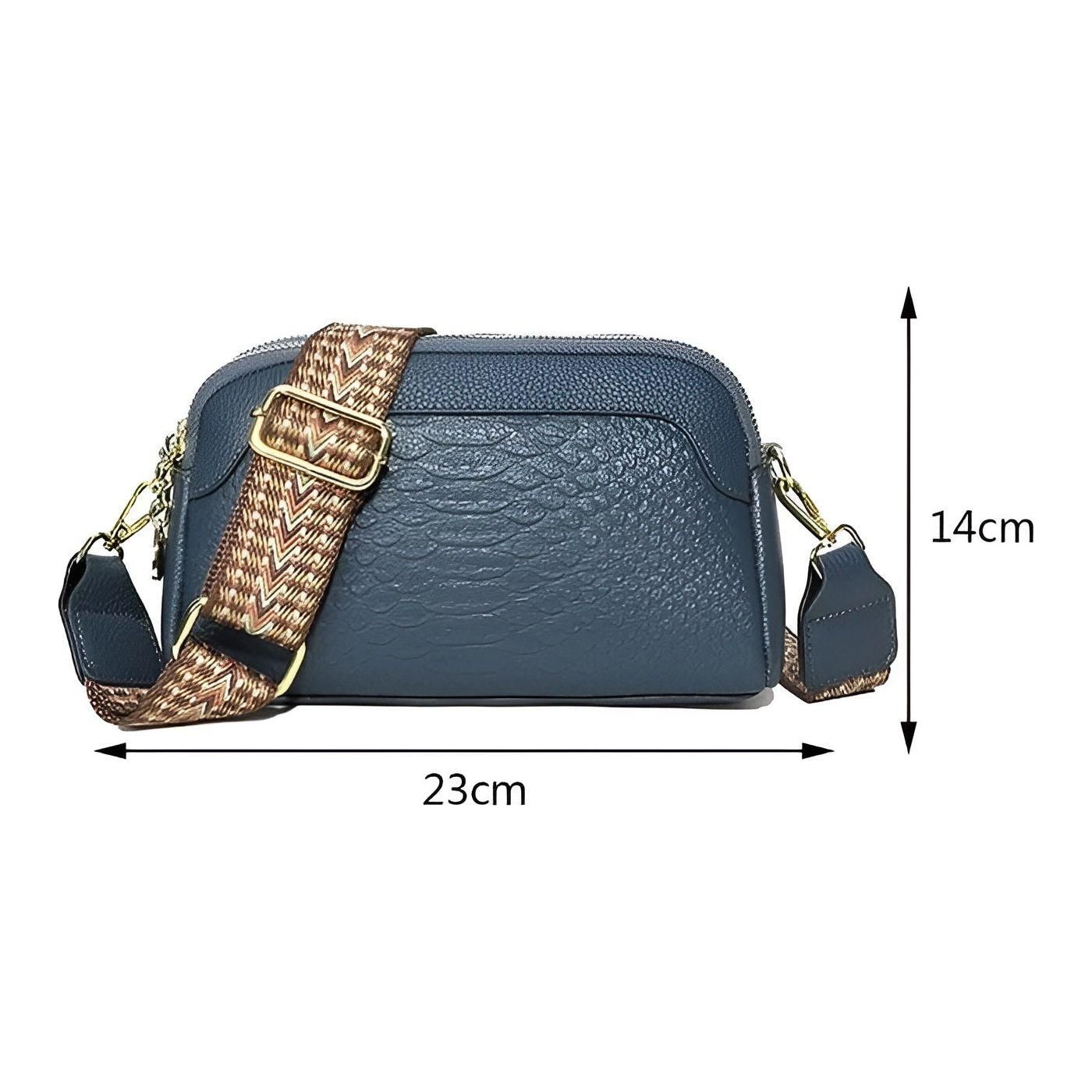 Modische Umhängetasche Damen aus PU-Leder – Stilvolle Crossbody Bag mit Verstellbarem Schultergurt, Geräumig und Pflegeleicht 5