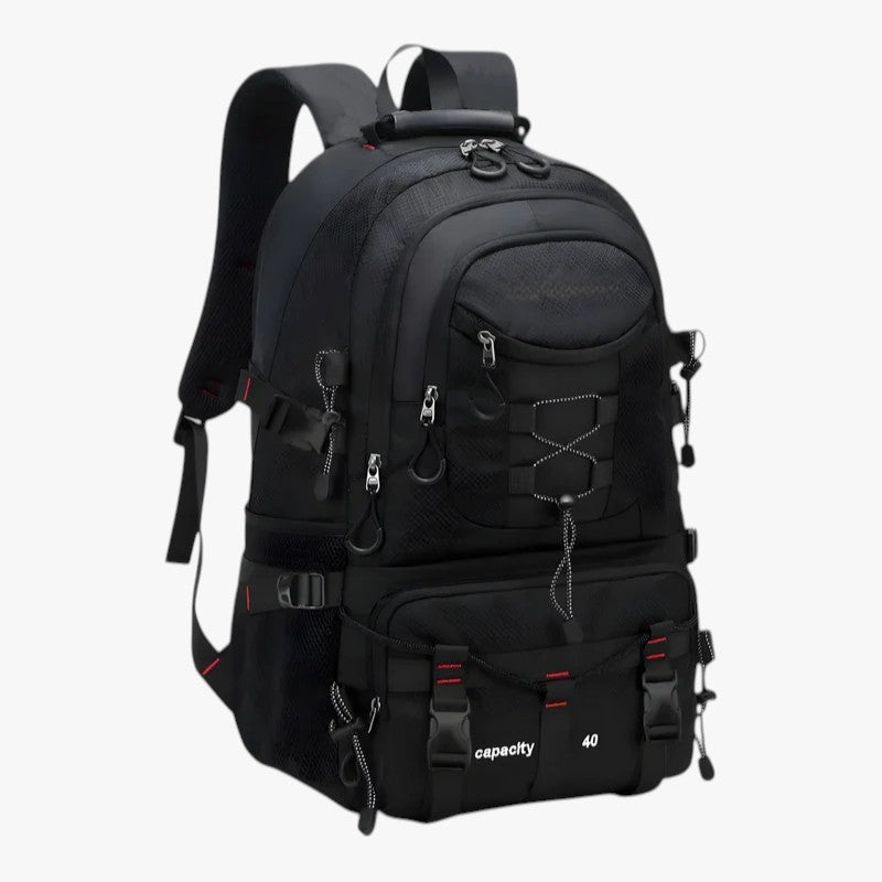 Wasserdichter Rucksack 40 Liter mit Gepolsterten Gurten und Atmungsaktivem Rückenteil für Outdoor-Aktivitäten 1