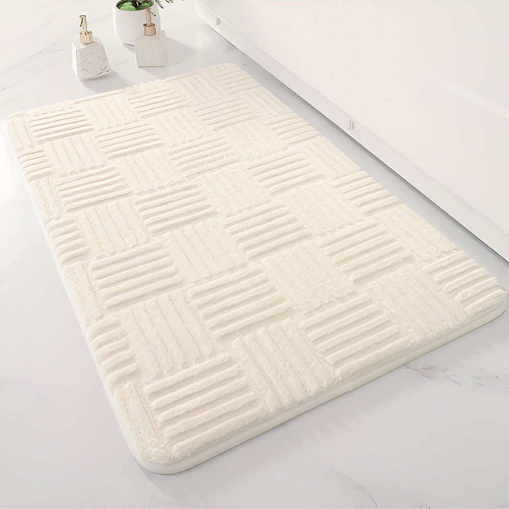 Vivid Grid Absorbierende Badmatte