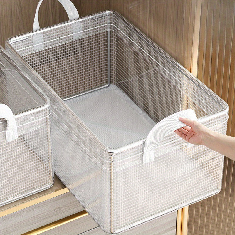 Set Stapelbare Kunststoff Aufbewahrungsboxen mit Stahlrahmen