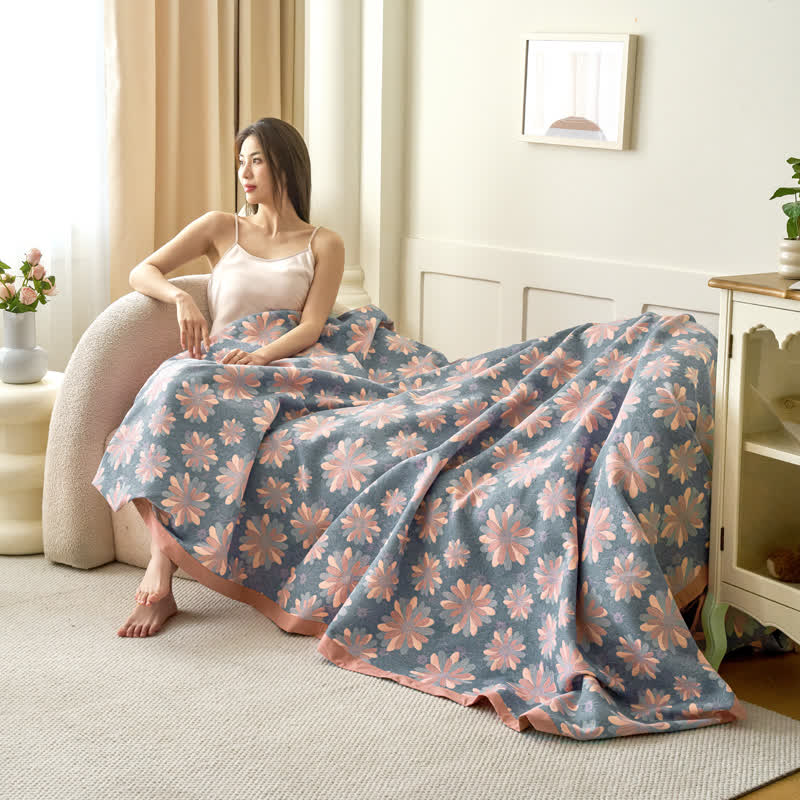 Wendbare Jacquard-Decke