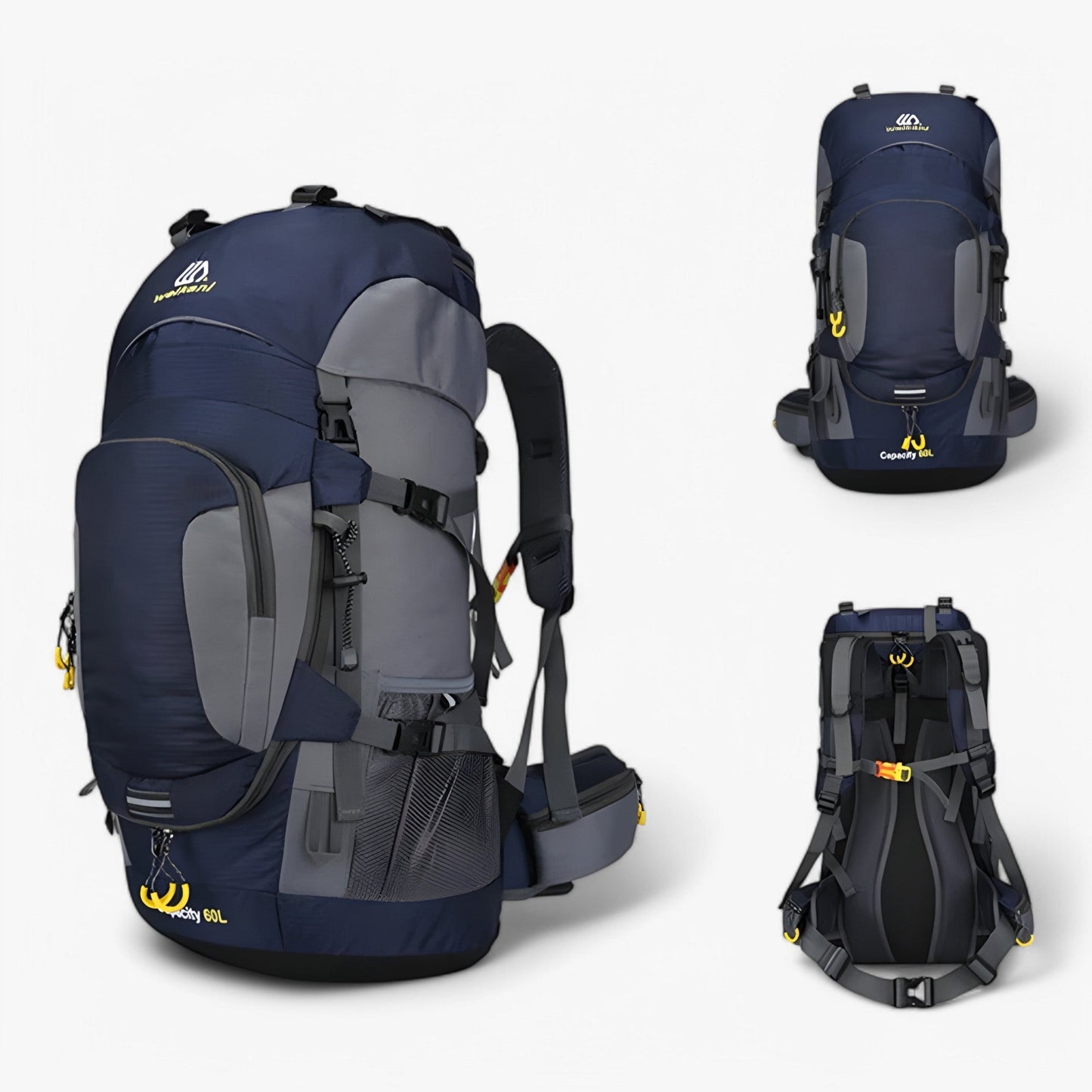 Wasserdichter 60L Trekkingrucksack mit Ergonomischem Design für Damen und Herren – Ideal für Outdoor-Abenteuer-5