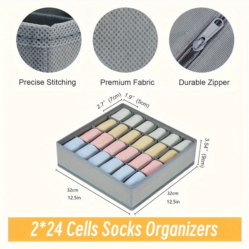 Organizer für Socken und Unterwäsche mit 24 Fächern