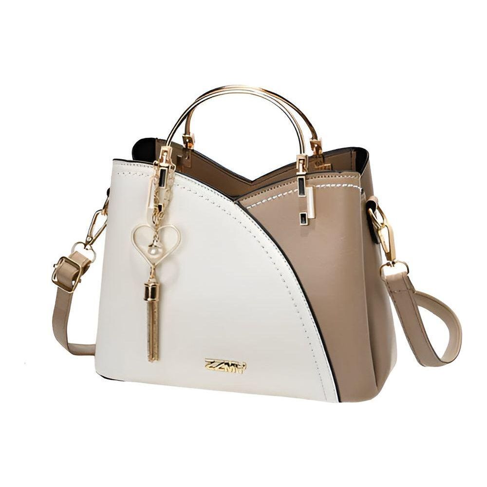 Elegante Umhängetasche Damen aus Echtleder – Verstellbarer Schultergurt, Stilvolle Crossbody Bag für Freizeit und Arbeit 4