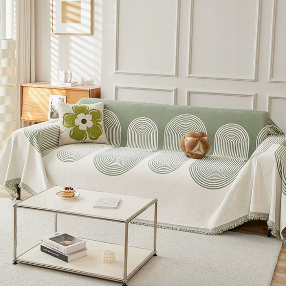 Doppelseitige Chenille Sofa Abdeckung – Maschinenwaschbar, Haustier- und Verschüttungsschutz für Sessel und Sofas-2