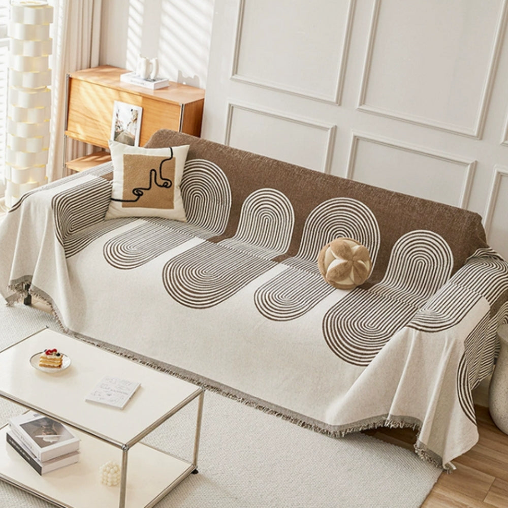 Doppelseitige Chenille Sofa Abdeckung – Maschinenwaschbar, Haustier- und Verschüttungsschutz für Sessel und Sofas-3
