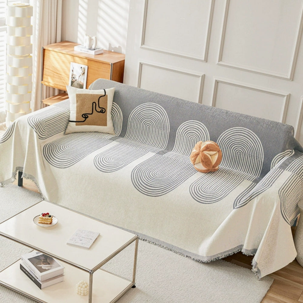 Doppelseitige Chenille Sofa Abdeckung – Maschinenwaschbar, Haustier- und Verschüttungsschutz für Sessel und Sofas-5