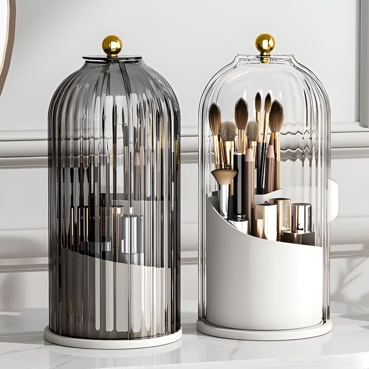 360° Drehbarer Makeup Pinsel Organizer