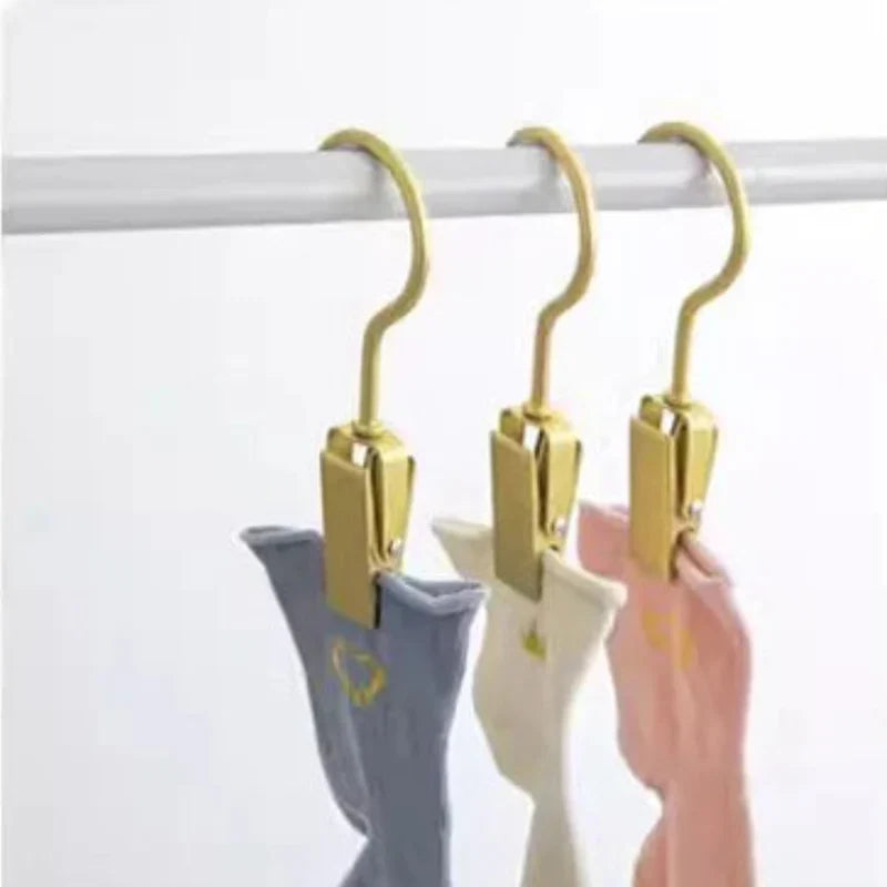 Robuste Metall-Kleiderbügel mit Clips