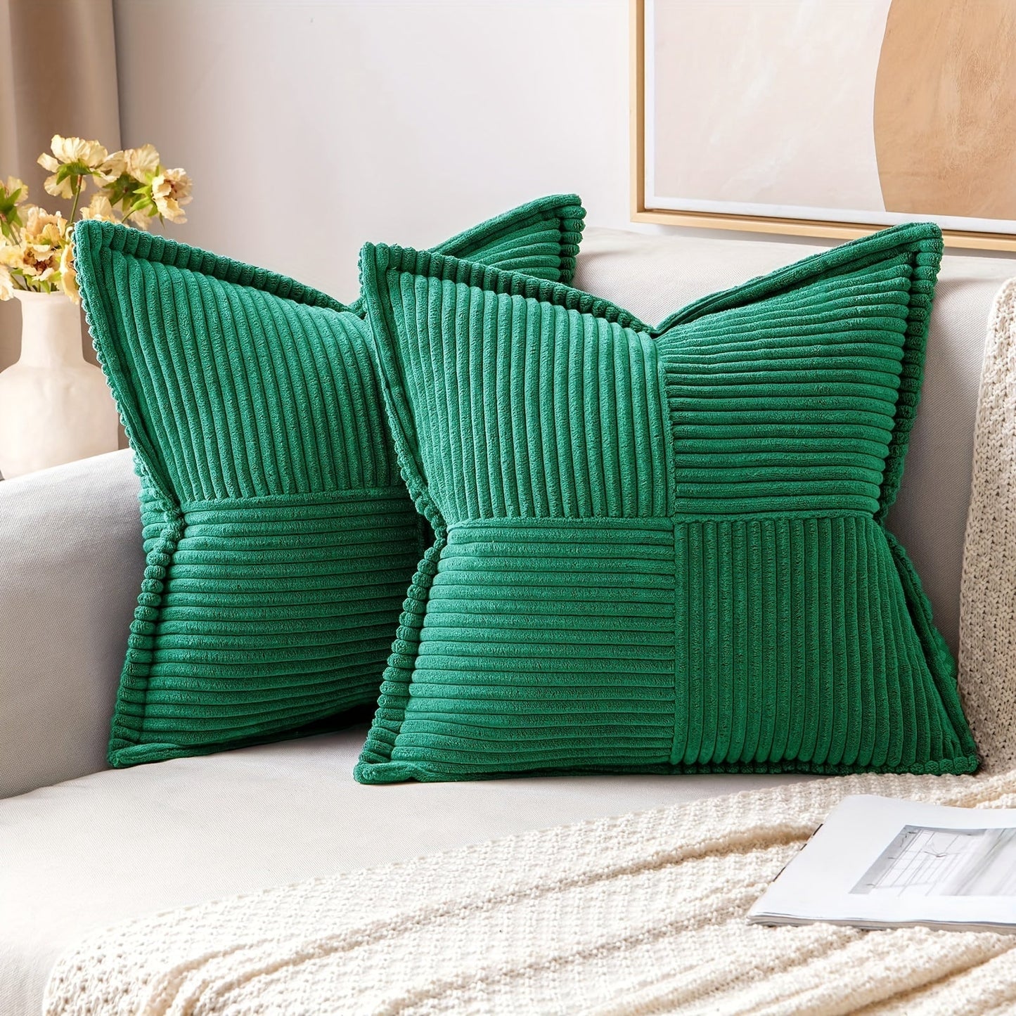 Stilvoller Kissenbezug 40x40 aus Polyester mit Reißverschluss – Modernes Sofakissen für Wohnzimmer und Schlafzimmer 6