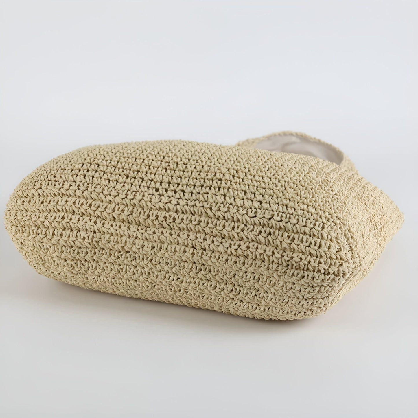 Handtasche Damen aus Stroh – Leichte, elegante Sommertasche in Beige, Auburn und Schwarz mit geräumigem Innenraum 3