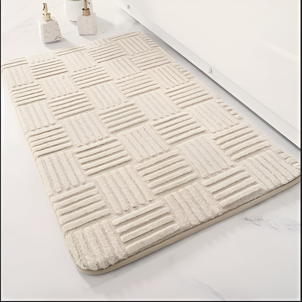 Vivid Grid Absorbierende Badmatte