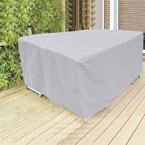 Wasserdichte Gartenmöbel Abdeckung aus Polyester – UV-beständig, Wetterfest und Schutzhülle für ganzjährigen Schutz 6