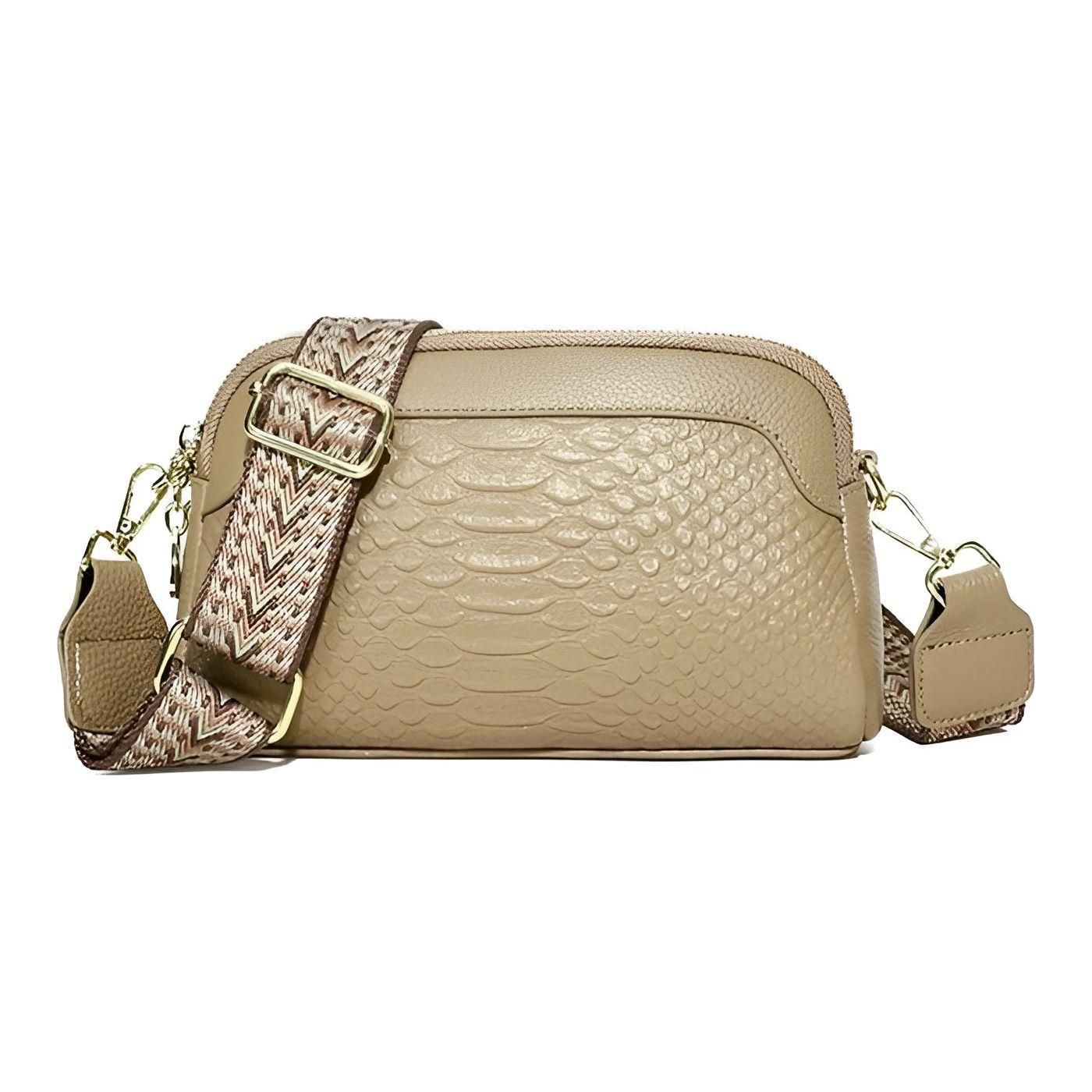 Modische Umhängetasche Damen aus PU-Leder – Stilvolle Crossbody Bag mit Verstellbarem Schultergurt, Geräumig und Pflegeleicht 4