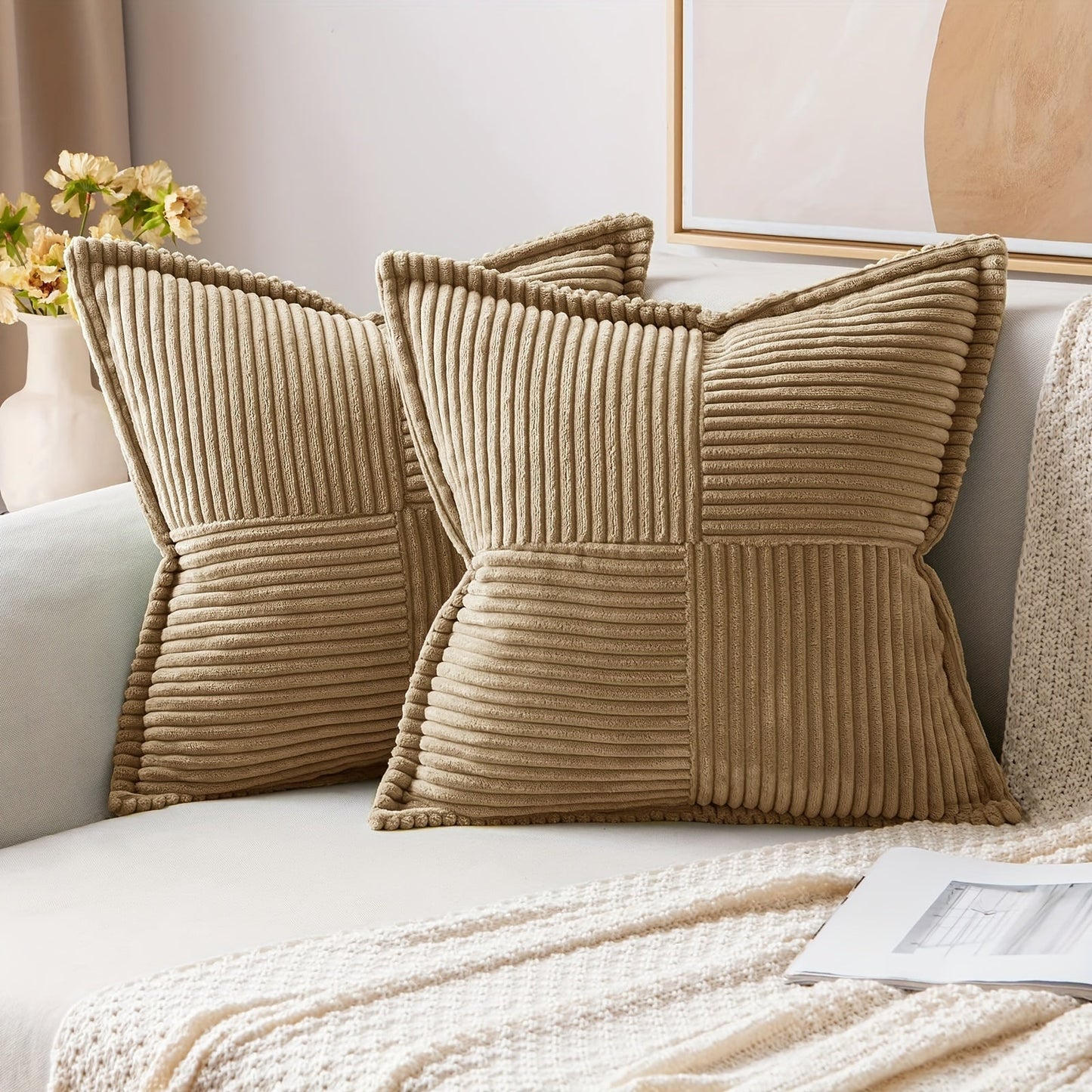 Stilvoller Kissenbezug 40x40 aus Polyester mit Reißverschluss – Modernes Sofakissen für Wohnzimmer und Schlafzimmer 5