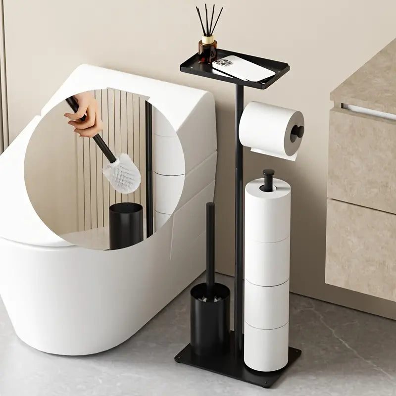 Toilettenpapierhalter mit Integrierter Bürste
