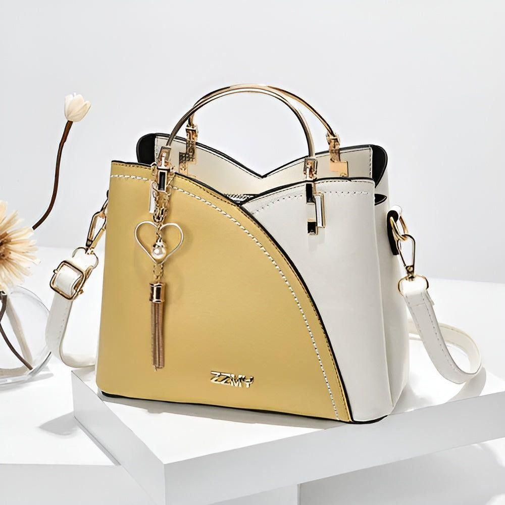 Elegante Umhängetasche Damen aus Echtleder – Verstellbarer Schultergurt, Stilvolle Crossbody Bag für Freizeit und Arbeit 5