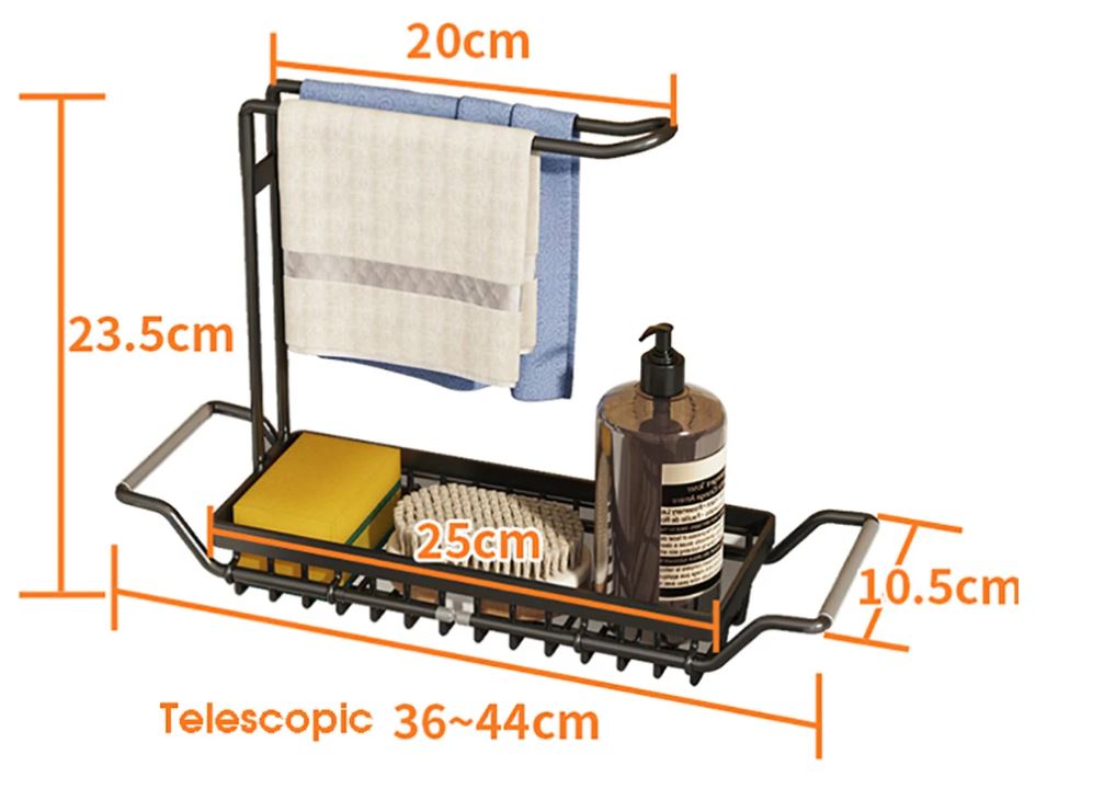 Verstellbarer Spülbecken-Aufräumständer