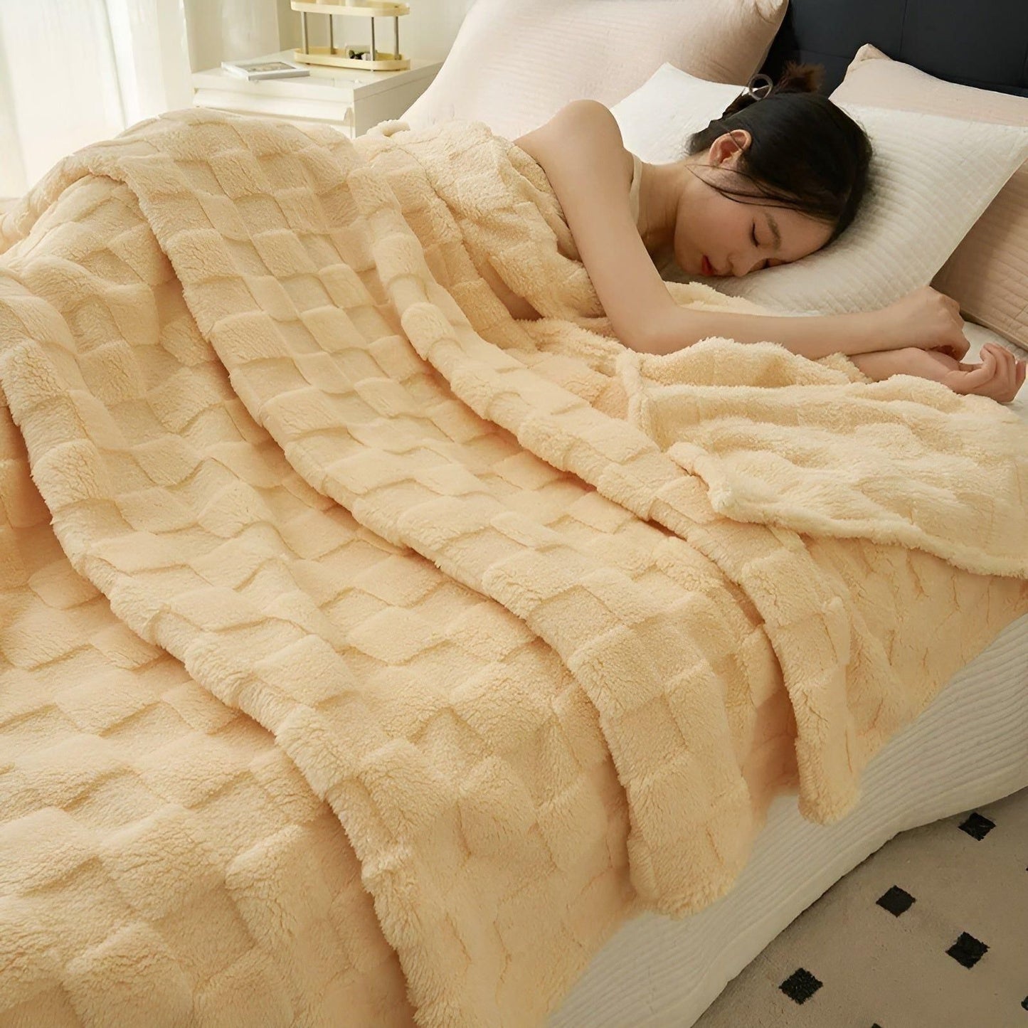 Weiche Fleece Decke – Multifunktionale, Atmungsaktive Decke für Drinnen und Draußen, Maschinenwaschbar, Praktische Größe 4