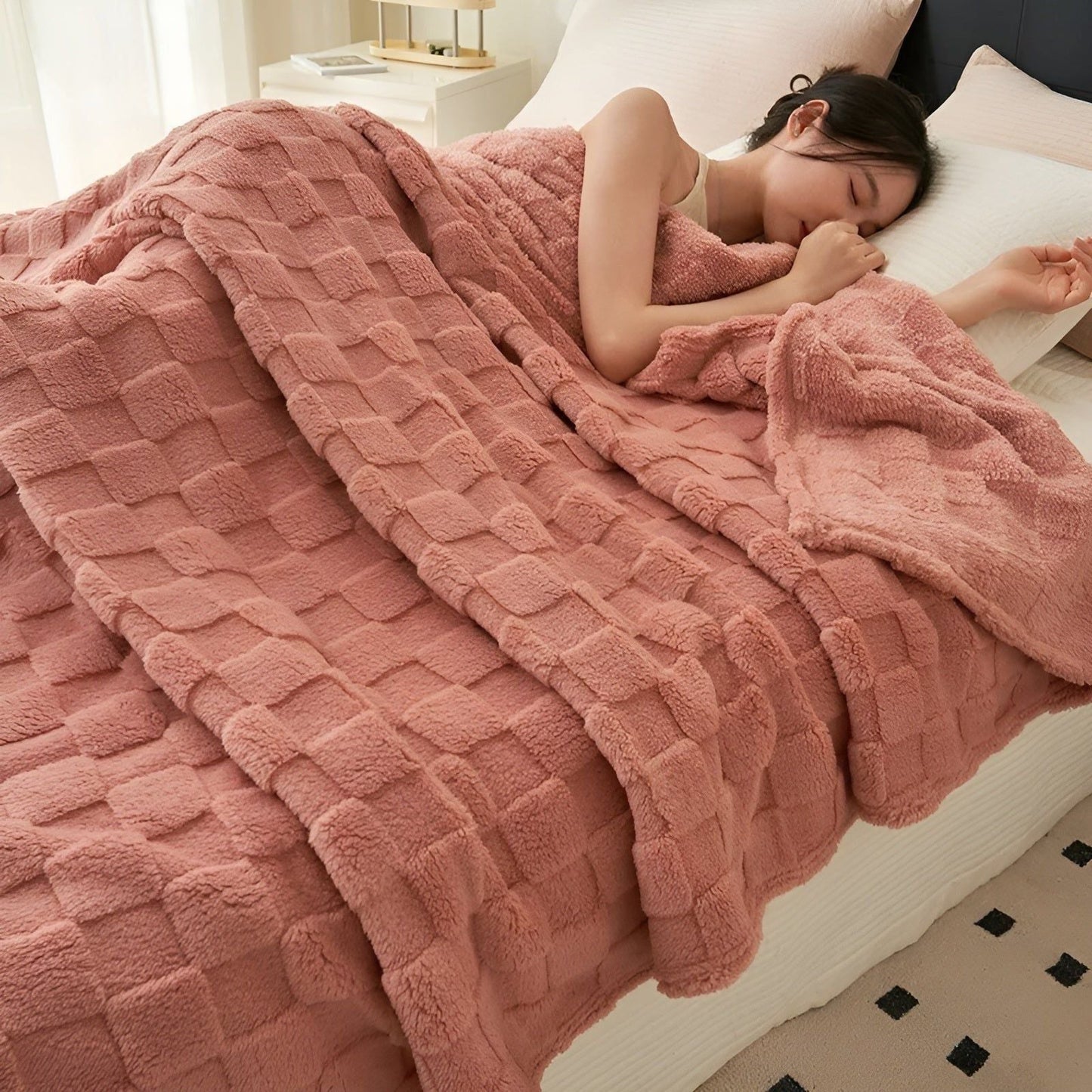 Weiche Fleece Decke – Multifunktionale, Atmungsaktive Decke für Drinnen und Draußen, Maschinenwaschbar, Praktische Größe 5
