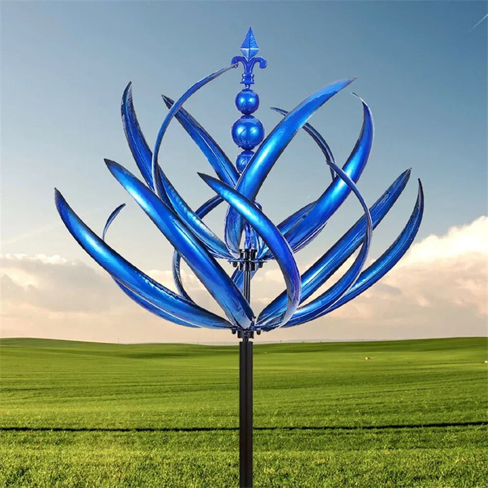 Metall Windmühlen Garten Skulptur