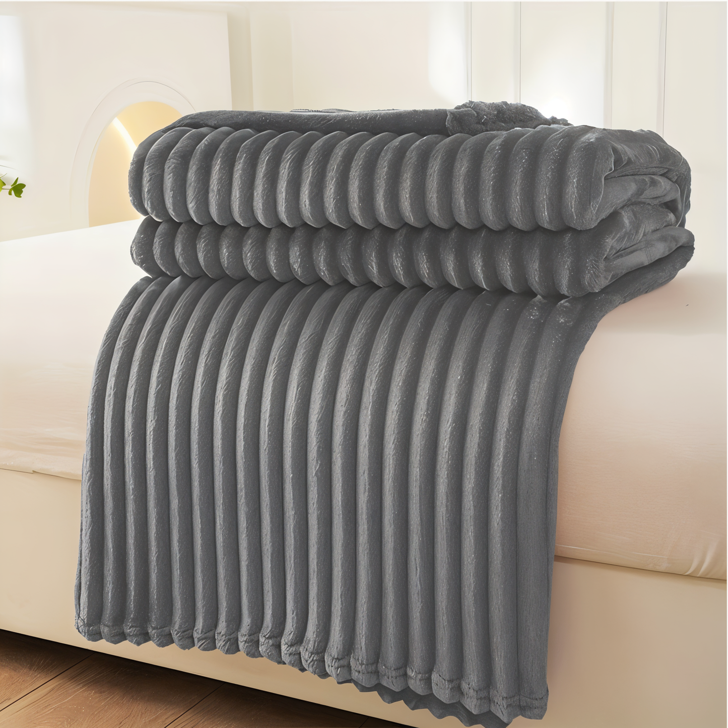 Kuschelige, atmungsaktive Fleecedecke