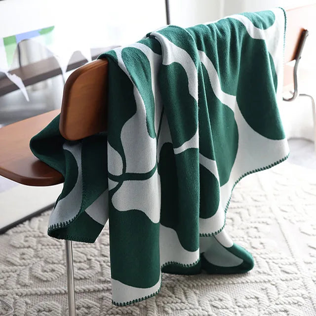 Nordische Stil Acryl Wohndecke - Kuschelig & Warm - Perfekt für Wohnzimmer & Schlafzimmer