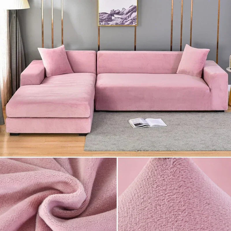 Premium Stretch-Samt Sofabezug
