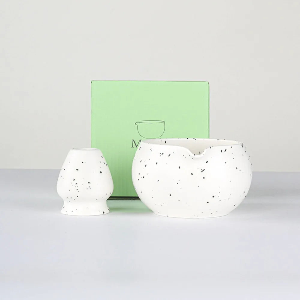 Variant image for Keramik Matcha Schüssel 13,5 cm – Traditionelles Japanisches Design mit Gießausguss für Perfekte Teezubereitung-2