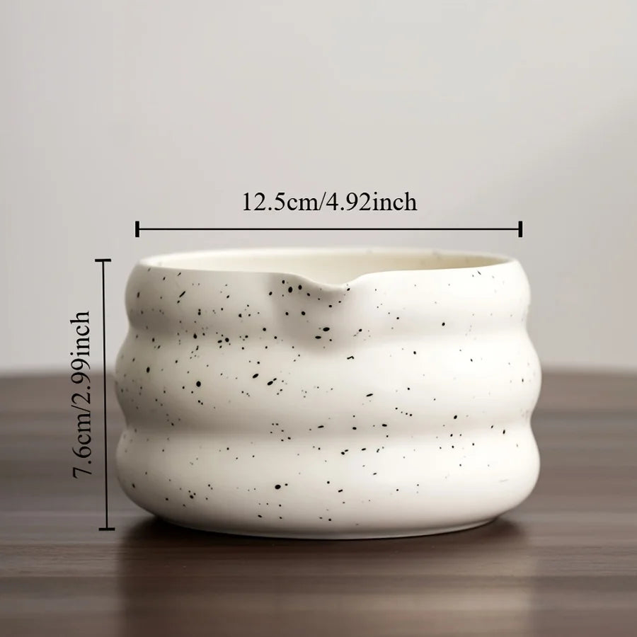 Variant image for Authentische Japanische Matcha-Schüssel aus Keramik – 4,5 Zoll für Perfekte Tee-Zubereitung im Traditionellen Design-4