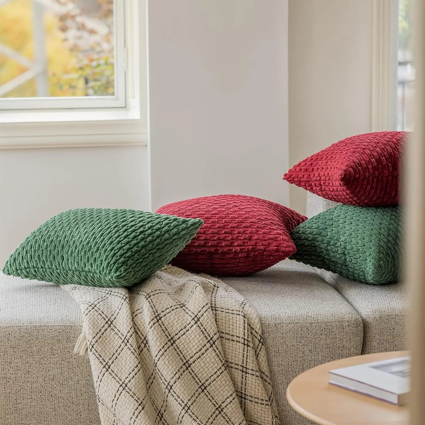 Cord-Kissenbezüge für Sofa und Wohnzimmer