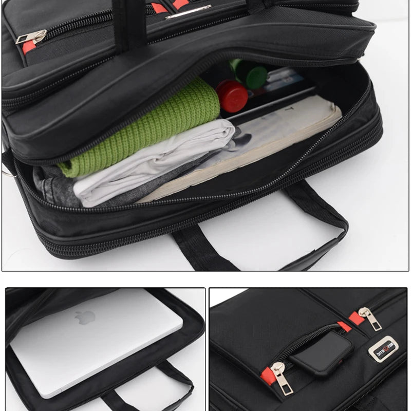 Multifunktionale Businesstasche für Laptop & Reisen