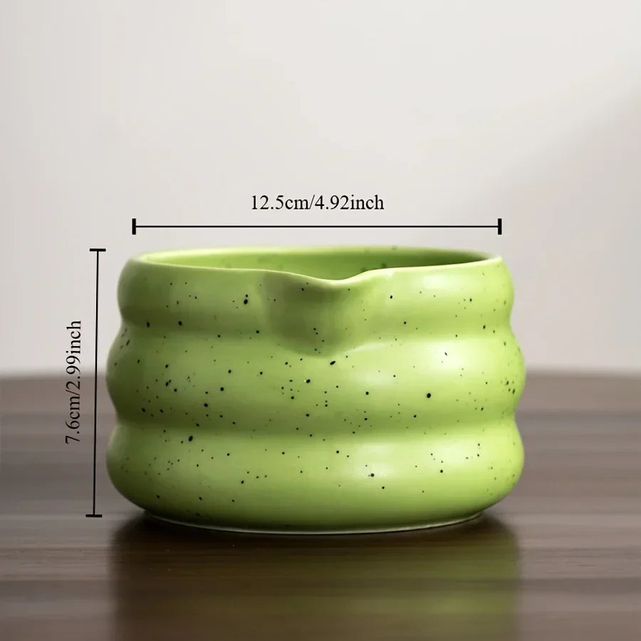 Variant image for Authentische Japanische Matcha-Schüssel aus Keramik – 4,5 Zoll für Perfekte Tee-Zubereitung im Traditionellen Design-3