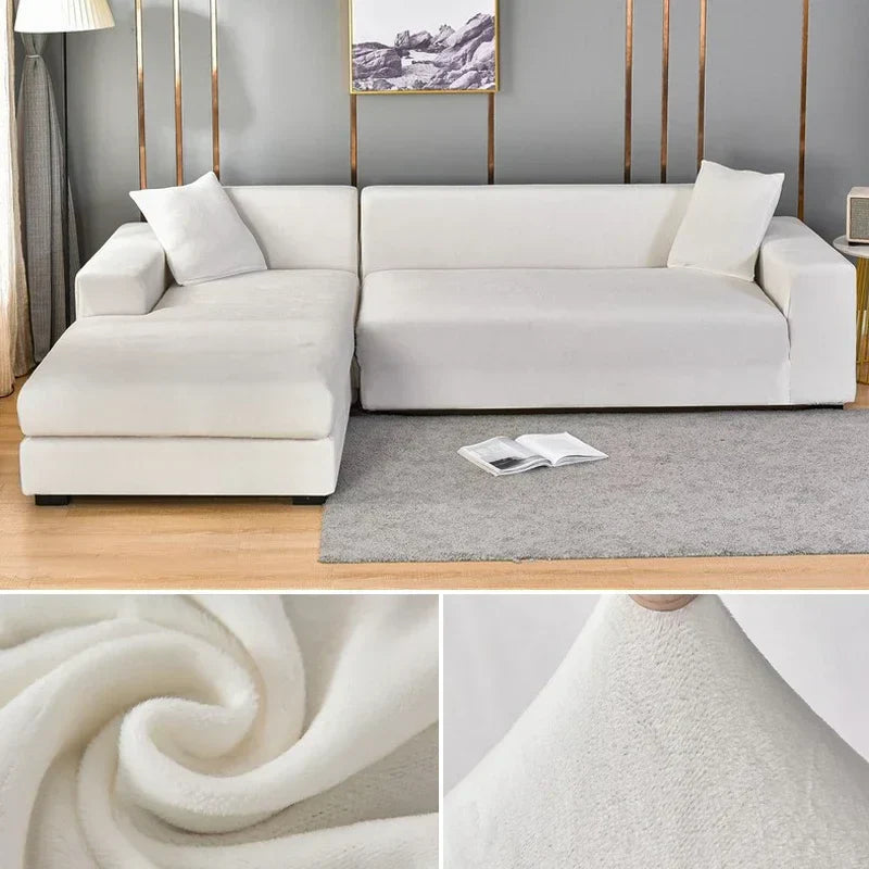 Premium Stretch-Samt Sofabezug
