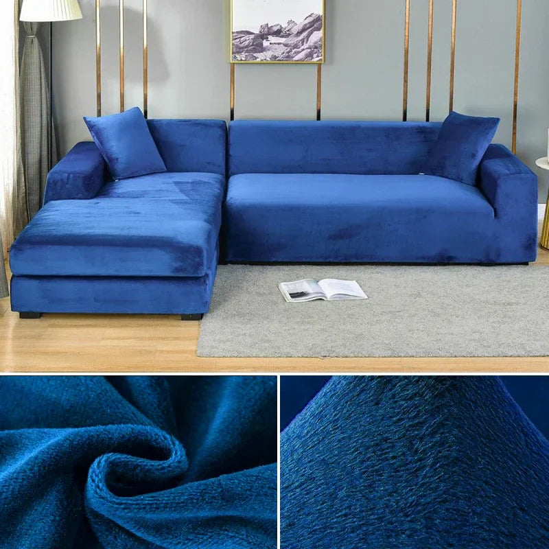 Premium Stretch-Samt Sofabezug
