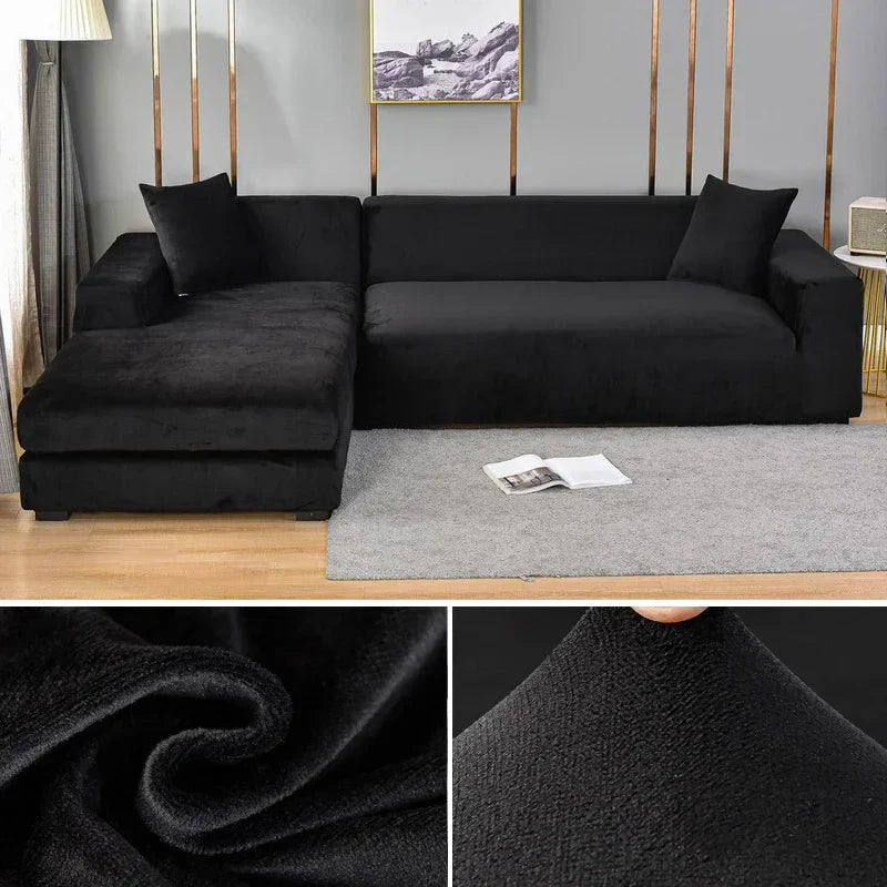 Premium Stretch-Samt Sofabezug