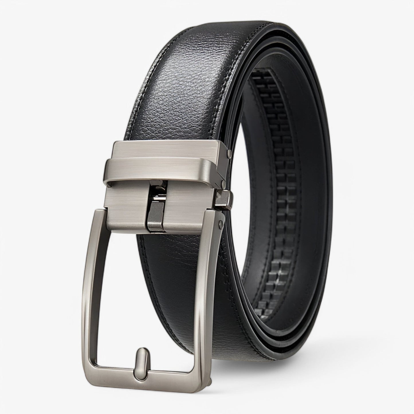 Eleganter Schwarzer Ledergürtel Herren – Minimalistisches Design aus Hochwertigem Leder für Freizeit und Formelle Anlässe-2