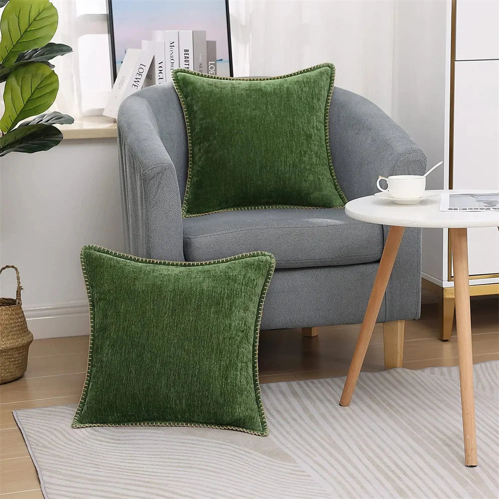 Weicher Luxus Sofakissenbezug für Wohnzimmer-Dekor
