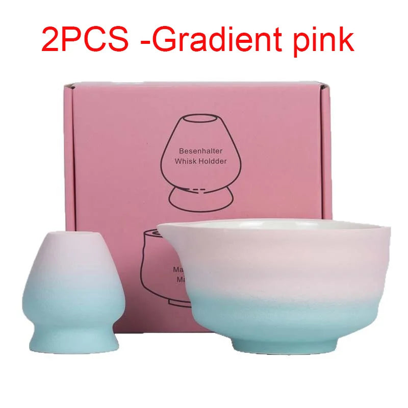 Variant image for Matcha Tee Set mit Bambus und Keramik – Teezubereitung Kit für authentische Teeerlebnisse, 2 oder 7 Teile-3