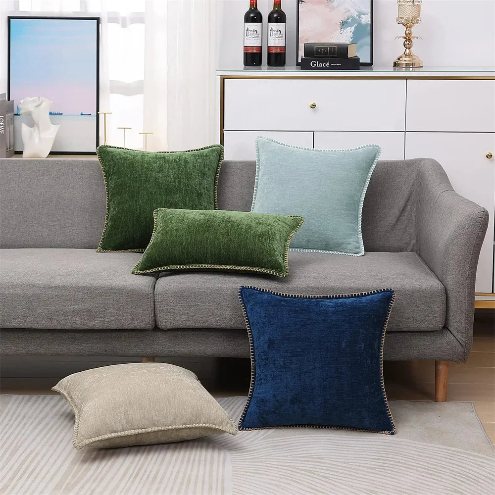 Weicher Luxus Sofakissenbezug für Wohnzimmer-Dekor
