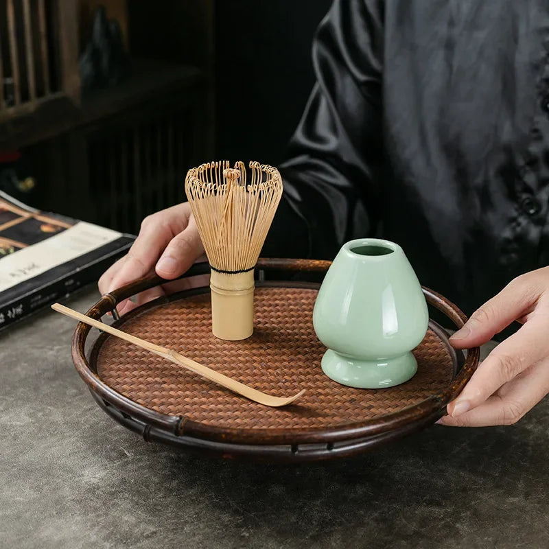 Traditionelles Matcha-Teeset