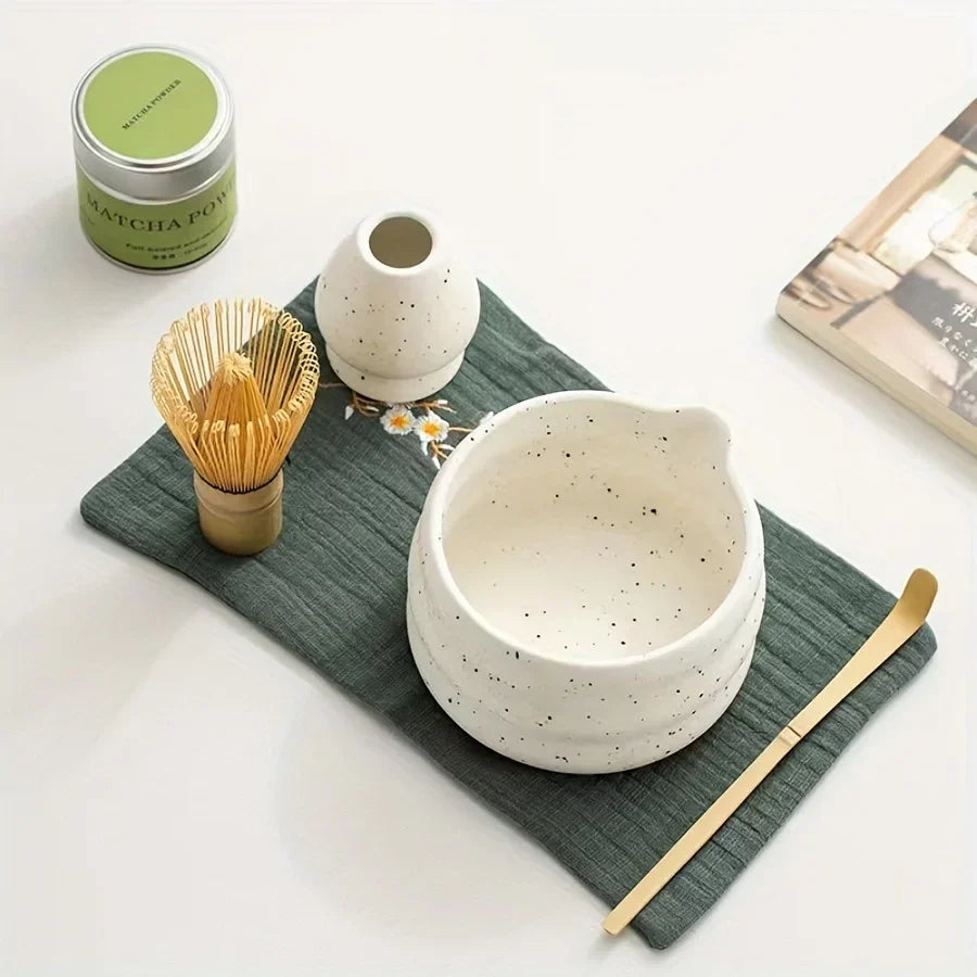 Authentische Japanische Matcha-Schüssel aus Keramik – 4,5 Zoll für Perfekte Tee-Zubereitung im Traditionellen Design 6