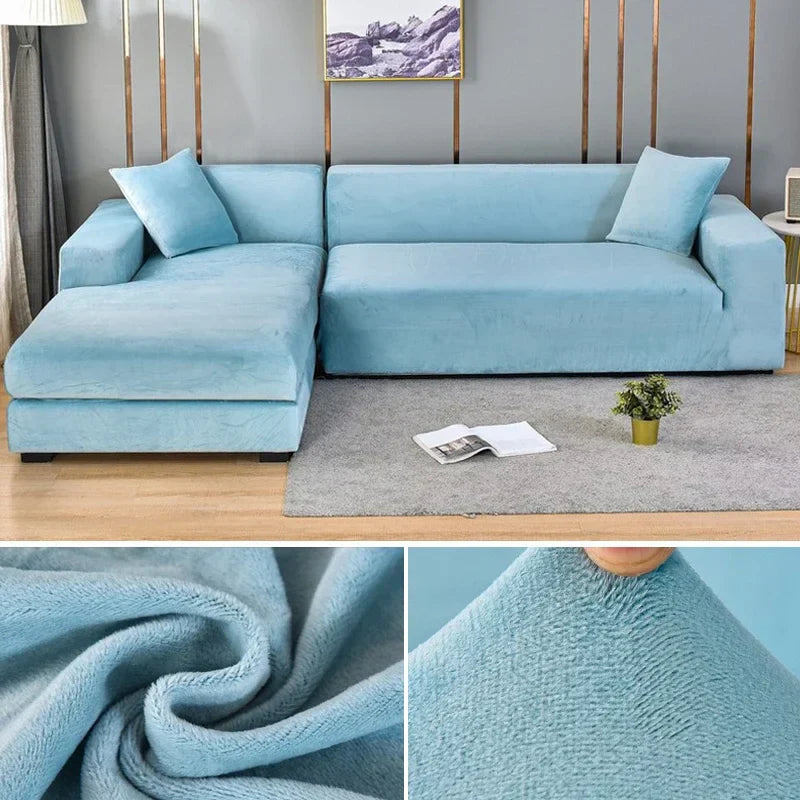Premium Stretch-Samt Sofabezug