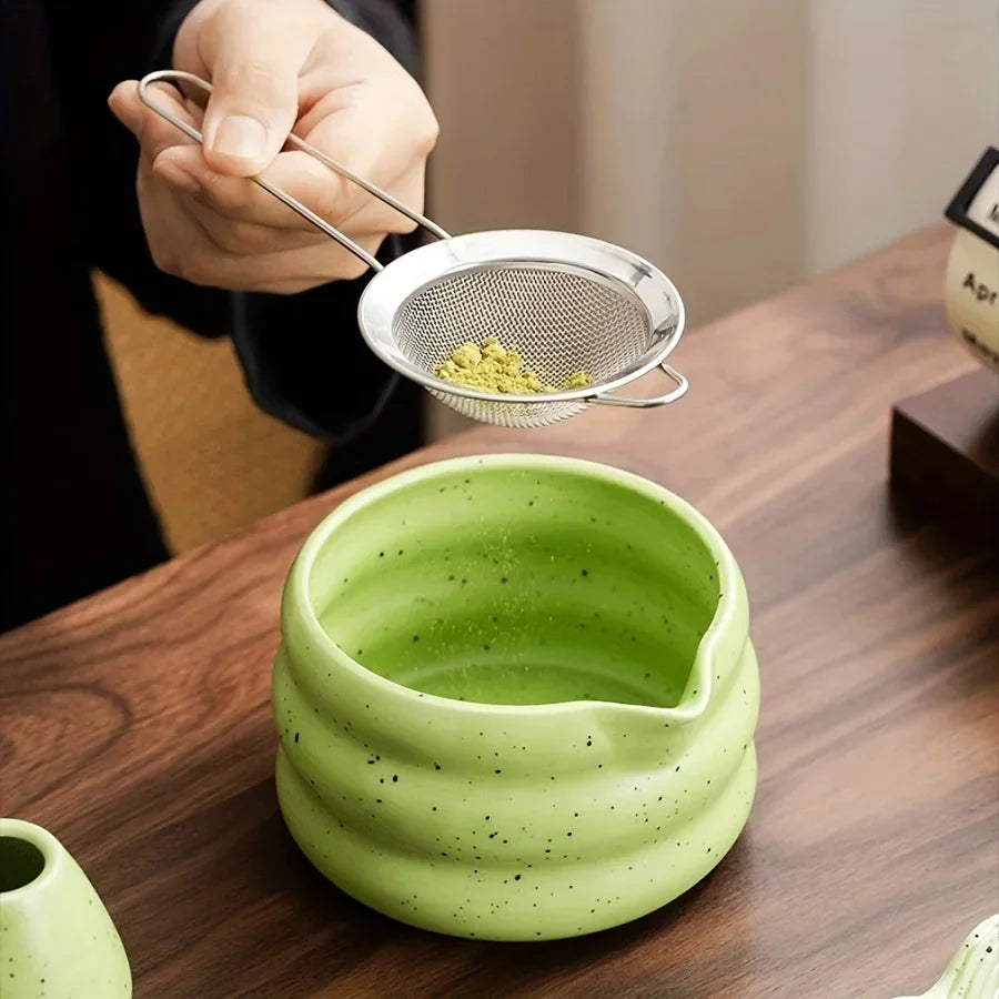 Authentische Japanische Matcha-Schüssel aus Keramik – 4,5 Zoll für Perfekte Tee-Zubereitung im Traditionellen Design 3