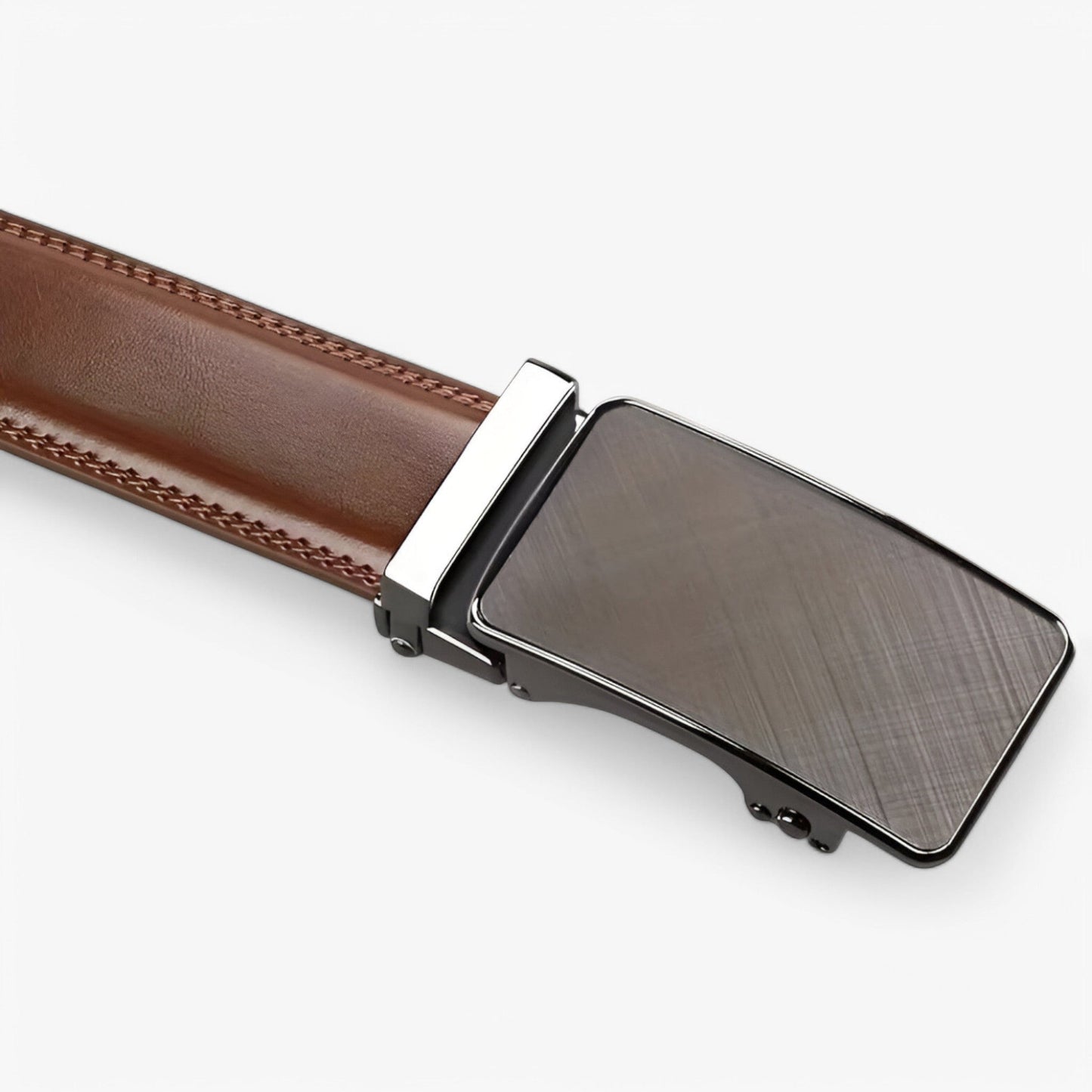 Herren Ledergürtel mit automatischer Schleife – Hochwertiger PU-Gürtel für lässige und formelle Anlässe-5