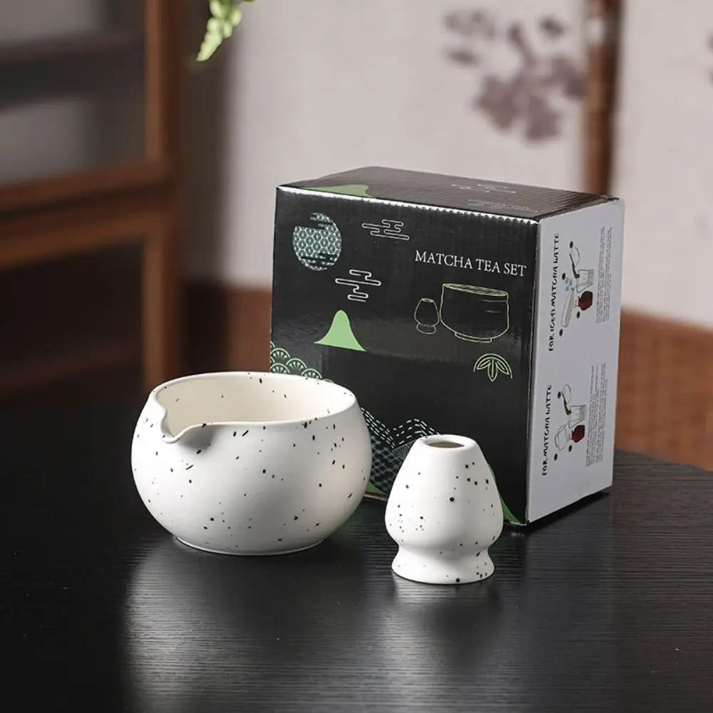 Keramik Matcha Schüssel 13,5 cm – Traditionelles Japanisches Design mit Gießausguss für Perfekte Teezubereitung 2