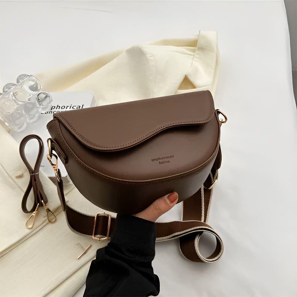Variant image for Elegante PU-Leder Umhängetasche Damen mit Breitem Schulterriemen – Stylische Crossbody Bag für Alltag und besondere Anlässe-3