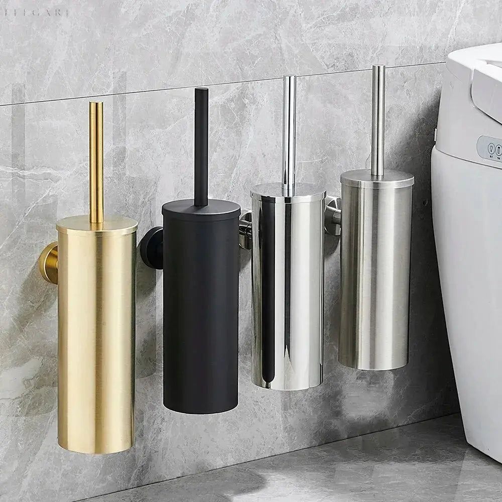 Selbstreinigende Toilettenbürste mit Halterung