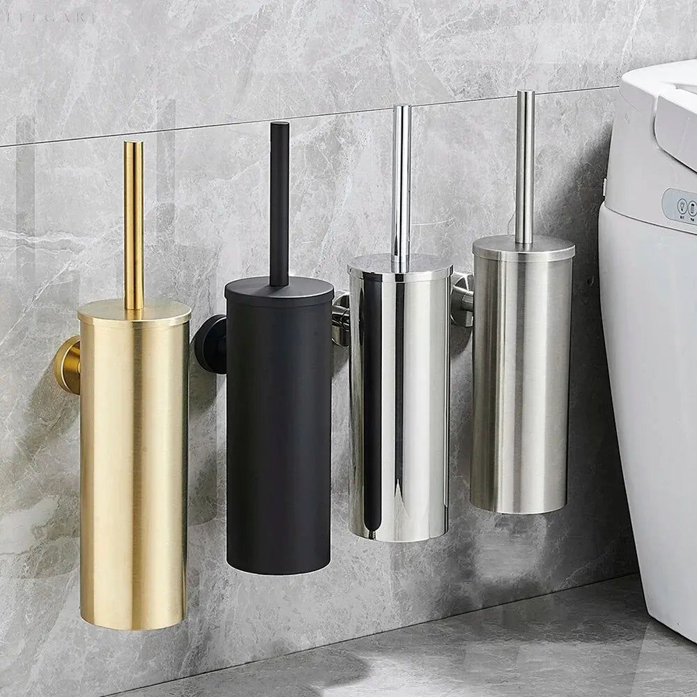 Selbstreinigende Toilettenbürste mit Halterung