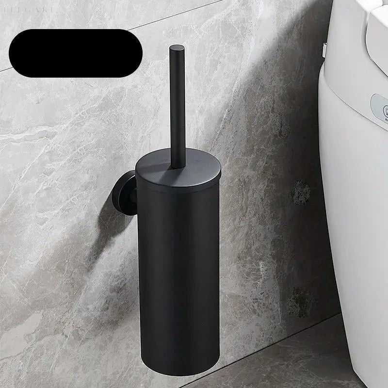 Selbstreinigende Toilettenbürste mit Halterung